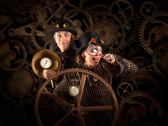 Theater mit dem Duo Comedia Zap im Meck in Frick. Foto: zVg