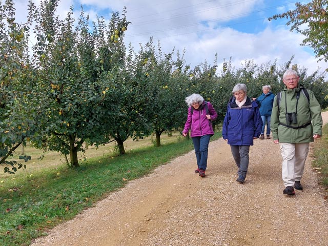 Auf Bannwanderung mit dem Naturschutzverein Frick. Foto: zVg