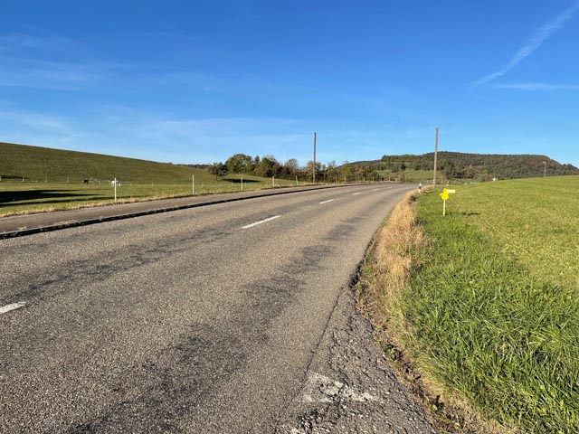 Die Bauarbeiten an der Kantonsstrasse zwischen Effingen und Zeihen dauern über ein Jahr. Foto: zVg