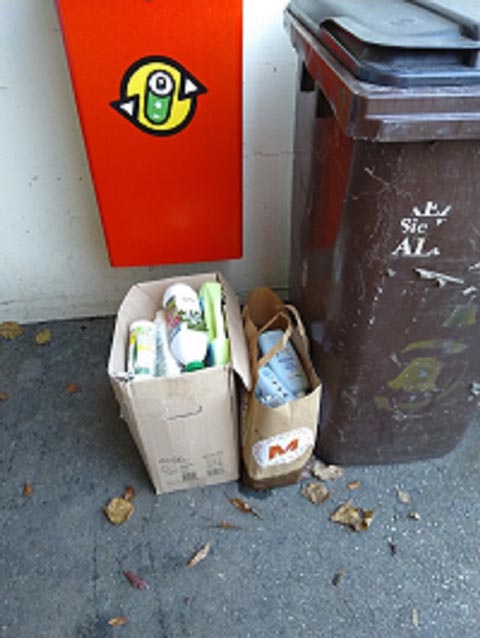 Plastikflasschen illegal entsorgt. Foto: zVg 