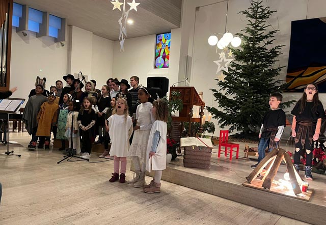 Gottesdienst zu Heiligabend in der kath. Kirche Stein. Foto: zVg