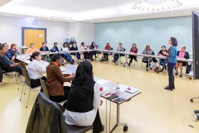 Weiterbildungen und Workshops für freiwillig Engagierte und ihre Koordinator:innen werden bei benevol Aargau rege genutzt. Foto: Fabio Baranzini