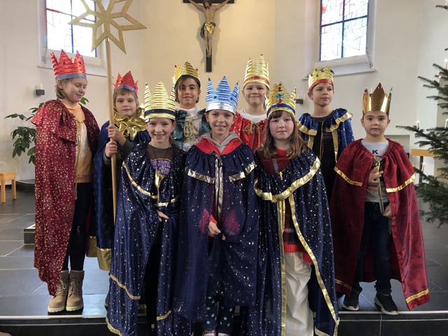 Die Sternsinger waren in Eiken und Münchwilen unterwegs. Foto: zVg 