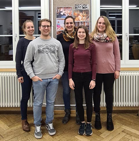 Der Vorstand der MG Herznach-Ueken. Foto: zVg