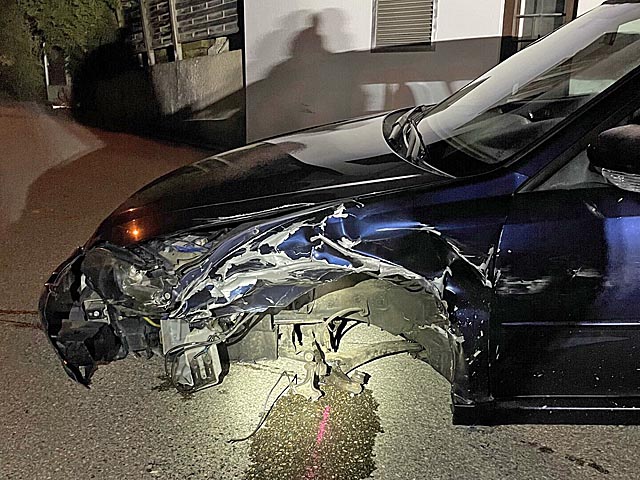 Unfall in Magden. Foto: Polizei AG