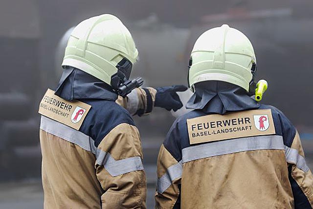 Symbolbild: Angehörige der Feuerwehr BL: Foto: zVg