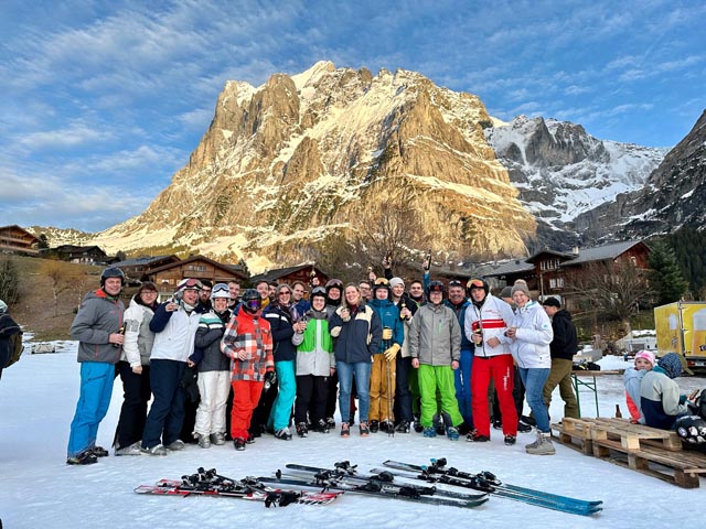 Skiweekend der Stadtmusik Rheinfelden in Grindelwald. Foto: zVg