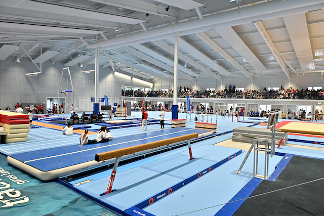 Blick ins neue Turnzentrum. Foto: zVg