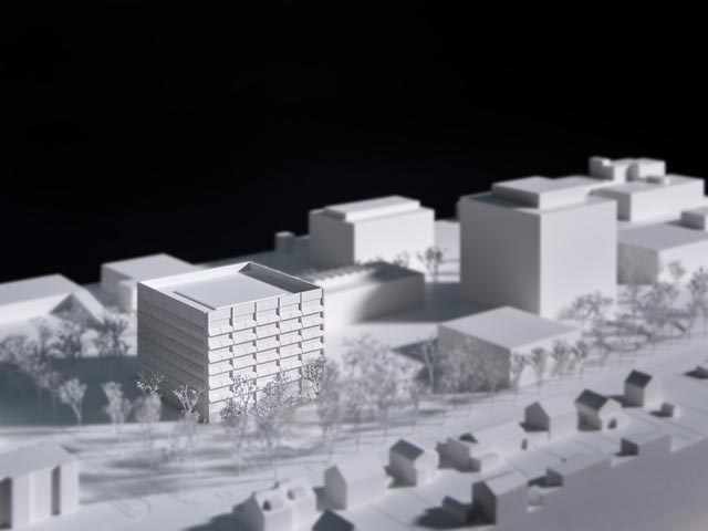 Das Projekt Quadrum wurde als Sieger des Wettbewerbs für die zweite Etappe des Sek-II-Campus Polyfeld Muttenz bestätigt. Foto: zVg