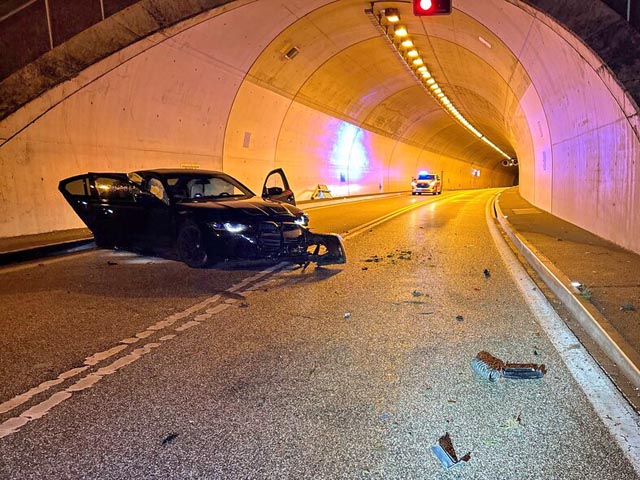 Selbstunfall in Oberwil-Lieli. Foto: Polizei AG