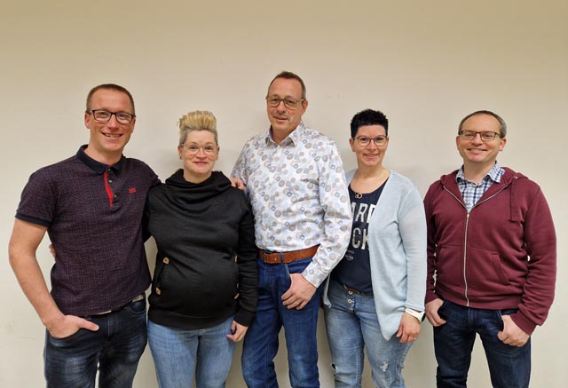 Das gewählte Fest-OK zur Uniformen-Weihe. Foto: zVg