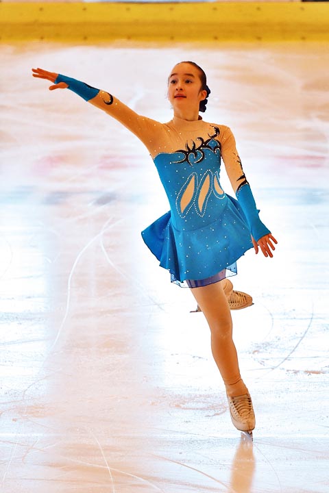 Victoria Philipp ist auch erfolgreiche Eiskunstläuferin. Foto: zVg 
