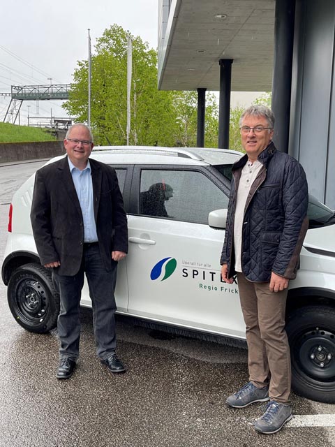 Der scheidende Präsidenten Martin Meier (links) und der neue Präsident Gunthard Niederbäumer. Foto: zVg 