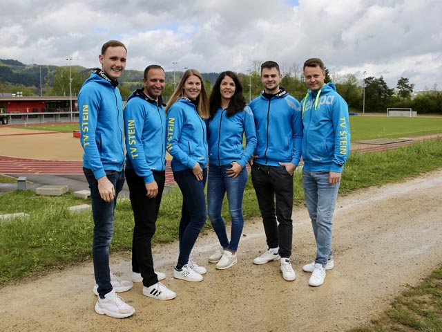 Das OK von steinmalig 2024 (von links): Patrick Ankli, Daniel Saridis, Fabienne Benz, Tanja Hasler, Michael Adler, Jimmy Adler. Foto: zVg