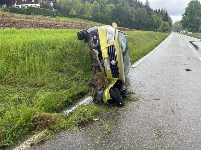 Vordemwald: Auf Gegenfahrbahn geraten