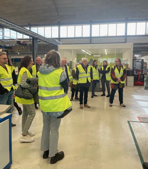 Besuch bei der Novoplast AG in Wallbach. Foto: zVg