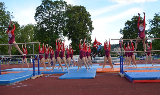 Turnfamilie Sulz am Munot-Cup. Foto: zVg