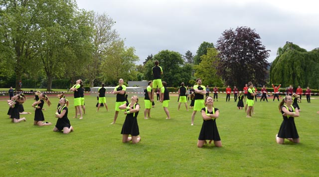 Turnfamilie Sulz am Munot-Cup. Foto: zVg