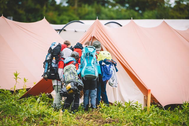Für die Kinder und Jugendlichen in der Jubla gilt das Sommerlager als eines der Höhepunkte des Jahres. Foto: Darwin Hansen