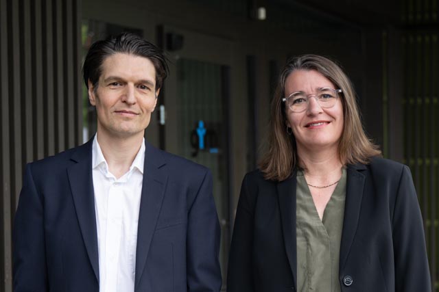 Alexander Bieger und Jacqueline Herrmann. Foto: Daniel Nussbaumer
