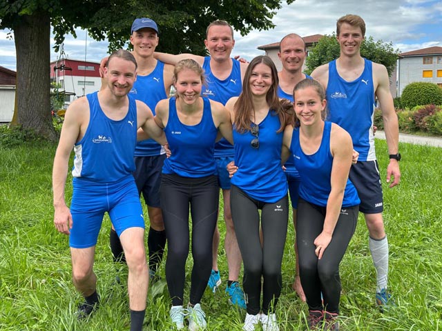 Gruppenbild der Wölflinswiler Athletinnen und Athleten. Foto: zVg