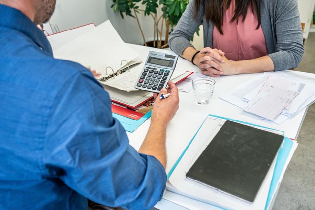 Sozialberatung bei Caritas. Foto: ©Thomas Plain