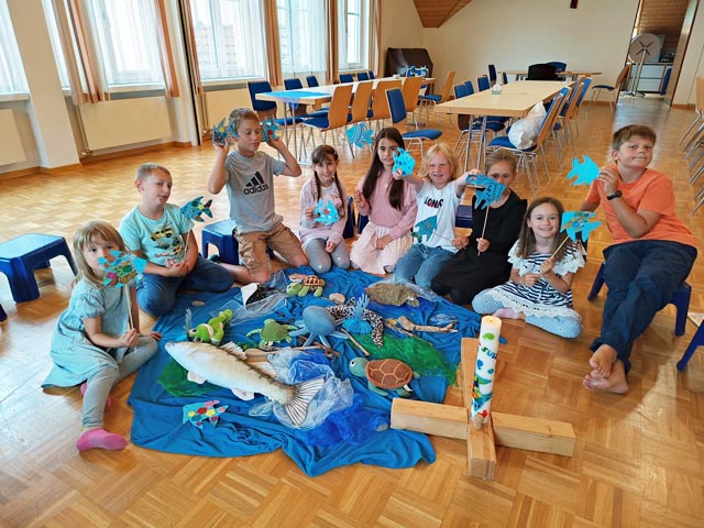 Kindergottesdienst in Sulz. Foto: zVg