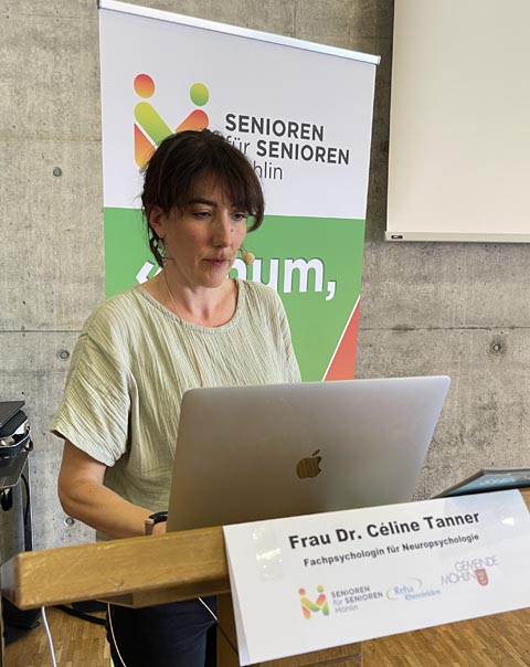 Dr. Céline Tanner, Fachpsychologin für Neuropsychologie. Foto: zVg