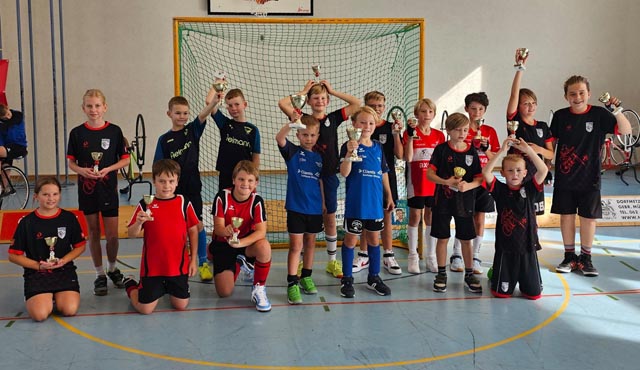 Das Teilnehmer*innenfeld der U11-Nachwuchskategorie. Foto: zVg