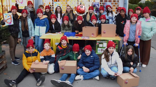 Päckliaktion der Juseso Fricktal. Foto: zVg