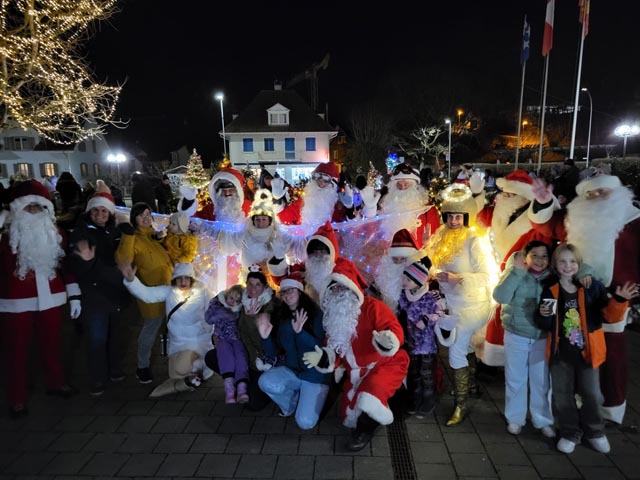 Harleytreffen am Adventsfenster Nr. 6. Foto: zVg