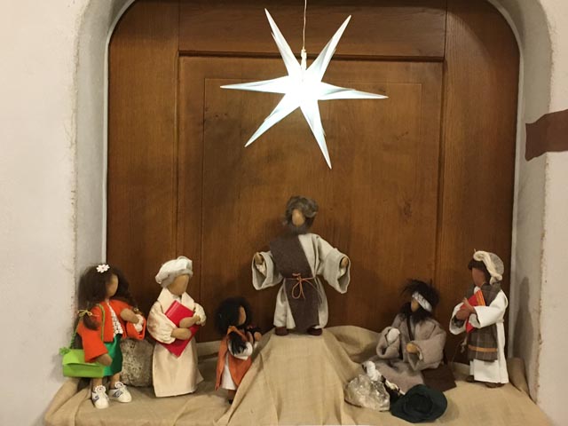 Adventskrippe in Oeschgen. Foto: zVg