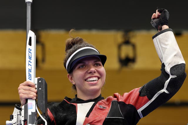 Olympiasiegerin Chiara Leone ist die neue Aargauer Sportlerin des Jahres 2024. Foto: Getty Images