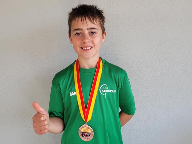 Robin Baur, 3. Platz Kategorie M11. Foto: zVg