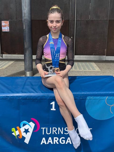 Elena Dimitri AG-Meisterin P4. Foto: zVg