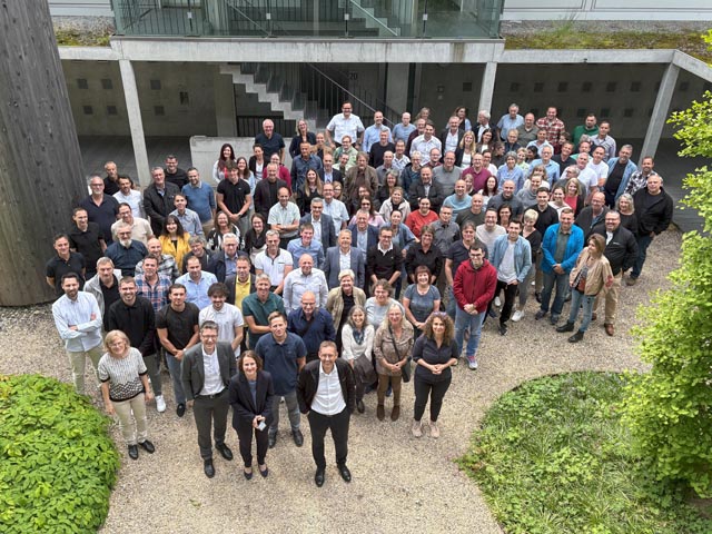 Jubiläumsanlass: Die AGV beschäftigt rund 160 fest angestellte Mitarbeitende. Foto: zVg