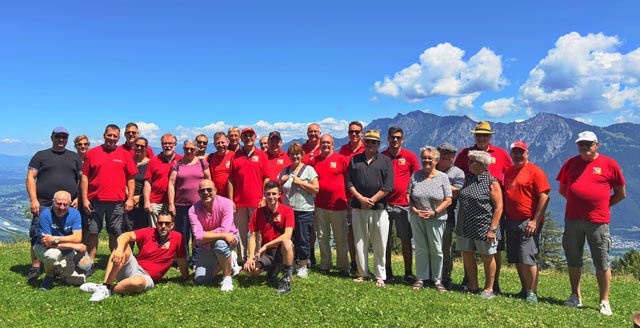 Gruppenbild auf dem Buchserberg. Foto: zVg