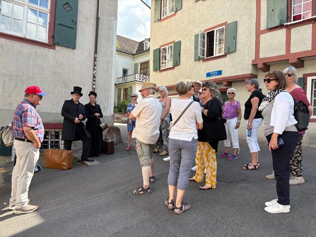 Besuch in Basel. Foto: zVg