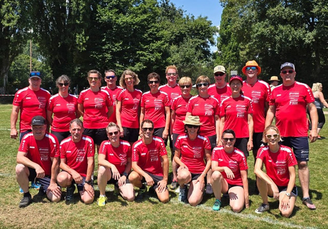 Die Teilnehmer FTV/MTV Herznach am ETF in Lausanne. Foto: zVg