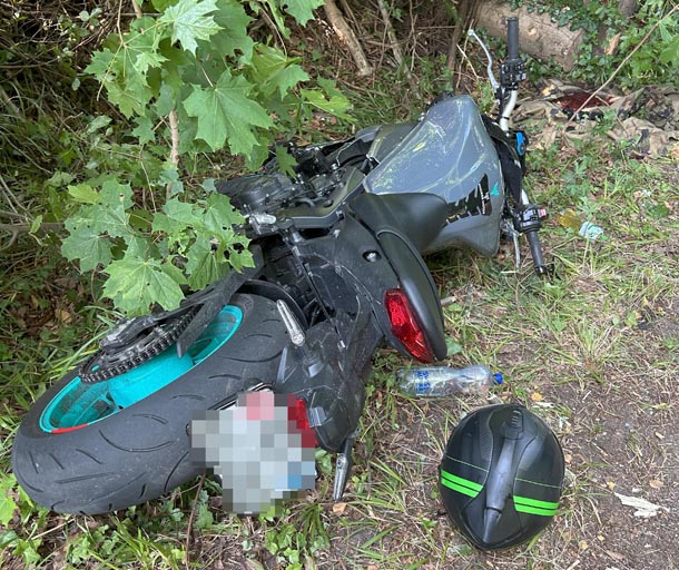 Unfall in Birrhard. Foto: Polizei AG