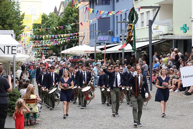 Tambouren der Fasnachtzunft Ryburg im Einsatz. Foto: zVg
