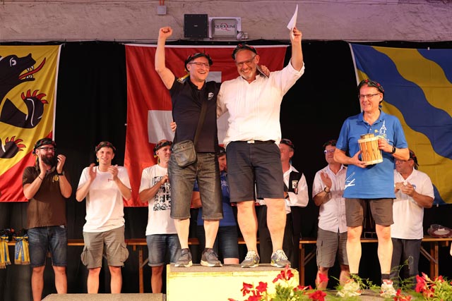 Sieger Kategorie TV2, Patrick Schaub und Christoph Burkhalter. Foto: zVg