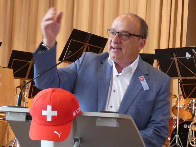 Überzeugte als Festredner: Regierungsrat Markus Dieth. Foto: Jörg Wägli