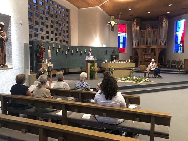 Feier für den Frieden in Wallbach. Foto: zVg