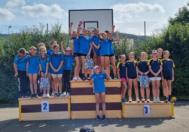 Podest der U14-Girls. Foto: zVg
