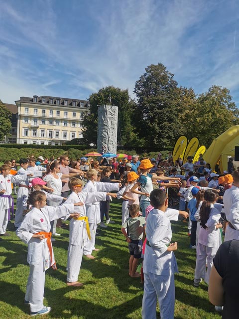 Vereine konnten den Anlass als Plattform nutzen, um ihre Sportart zu präsentieren. Foto: zVg