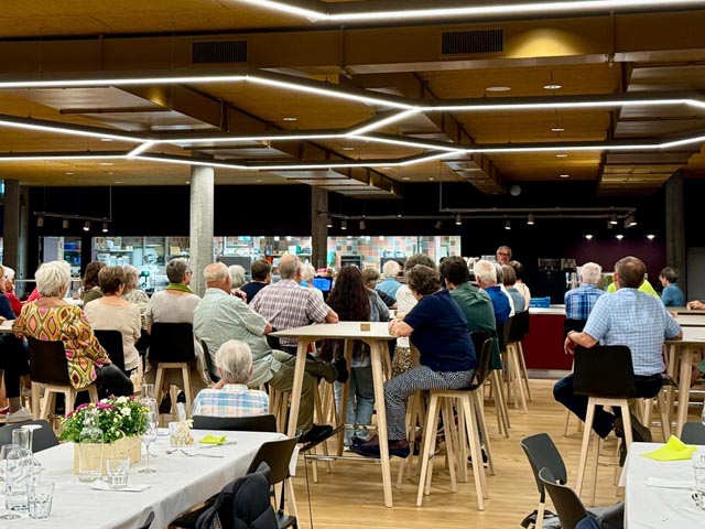 Dankesanlass im Restaurant des Fibl in Frick. Foto: zVg