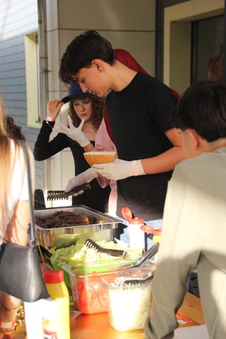 Für Verpflegung war reichlich gesorgt.