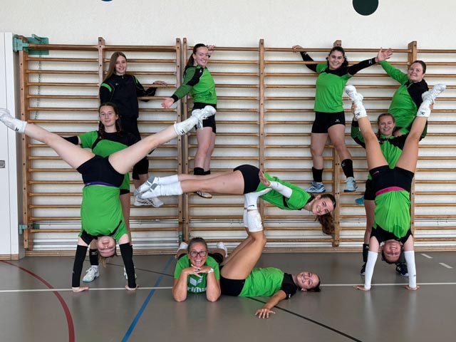 Volleyballteam Stein im Trainingslager in Sursee. Foto: zVg