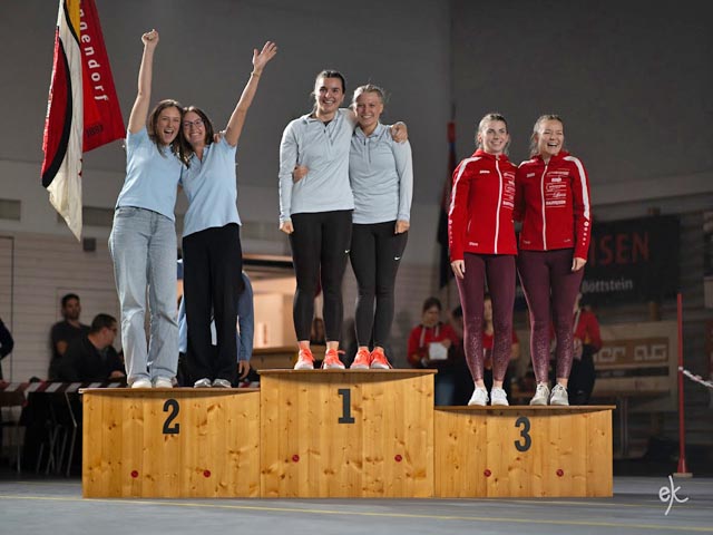 Eliane Kläusler und Franziska Kramer auf dem 3. Platz. Foto: zVg